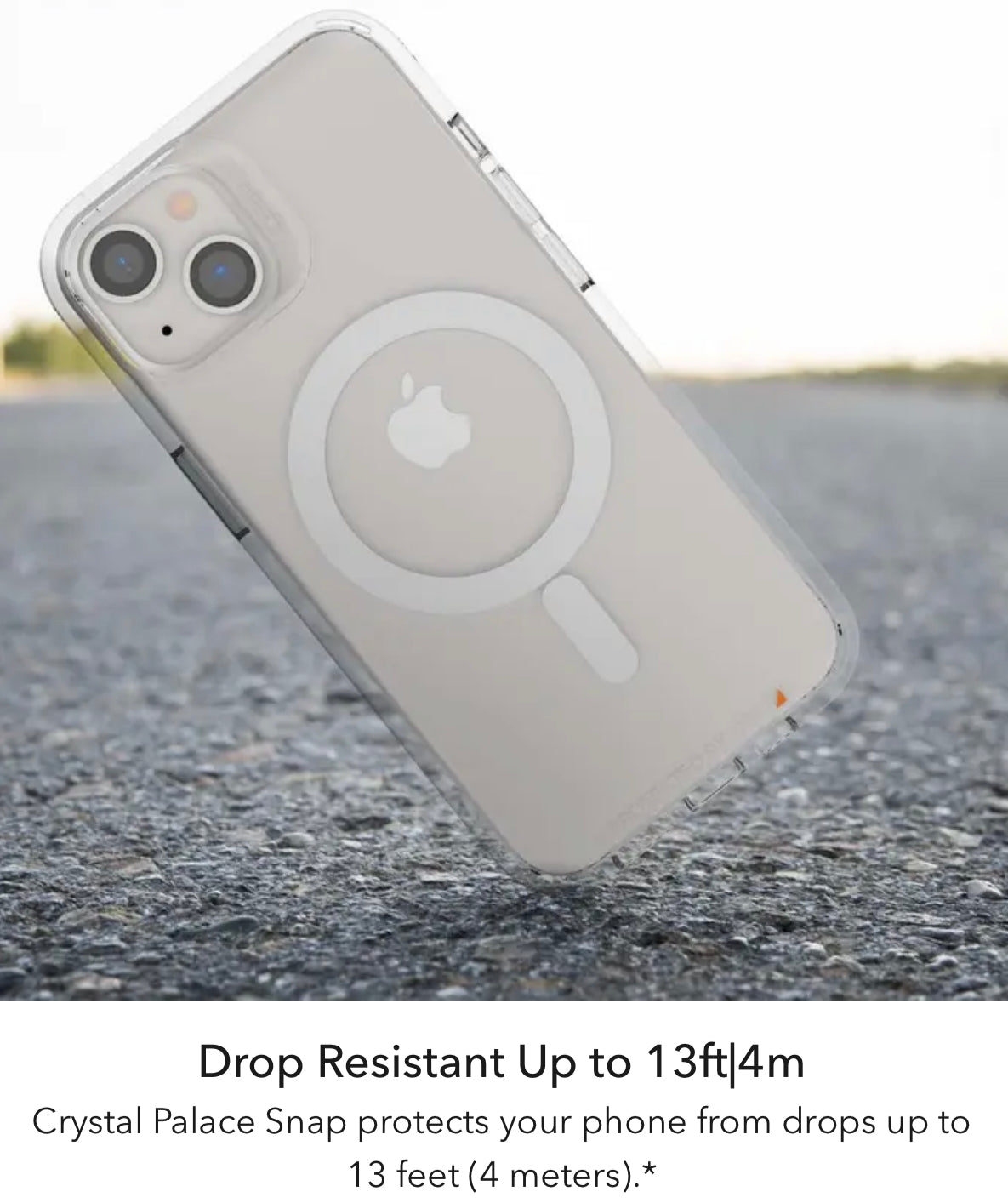 ZAGG Gear4 Crystal Palace Snap Clear Hardshell Phone Case with MagSafe- for Apple iPhone Series - Super Savings Technologies Co.,LTD ZAGG Gear4 Crystal Palace Snap Clear Hardshell Phone Case with MagSafe- for Apple iPhone Series - Super Savings Technologies Co.,LTD